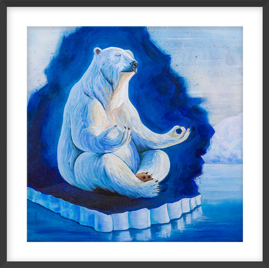 "Cool Calm Connected" Framed Fine Art Print