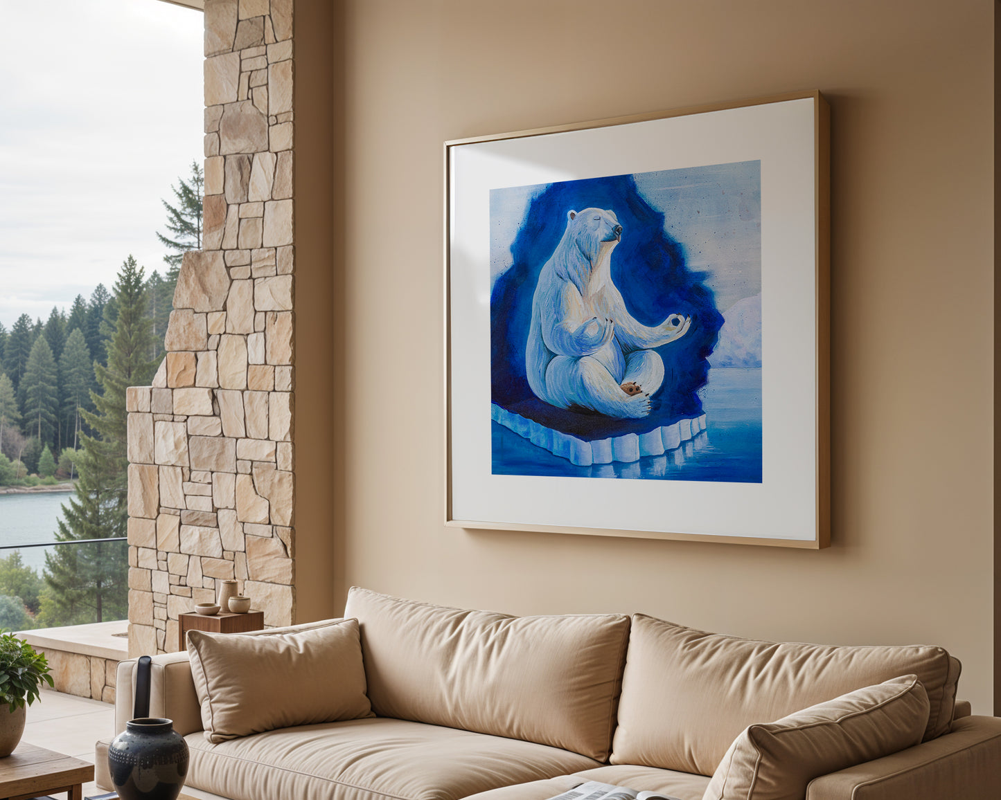 "Cool Calm Connected" Framed Fine Art Print