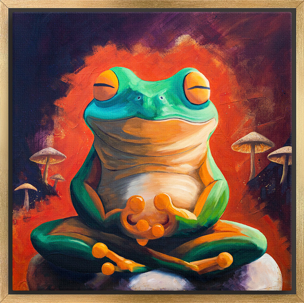 "Magic Mindset" Framed Canvas Print