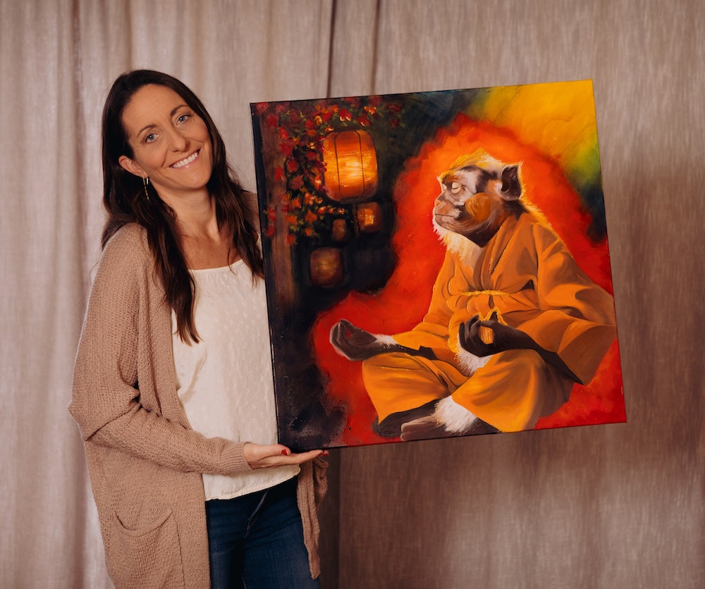 "Meditation Master" Original Painting