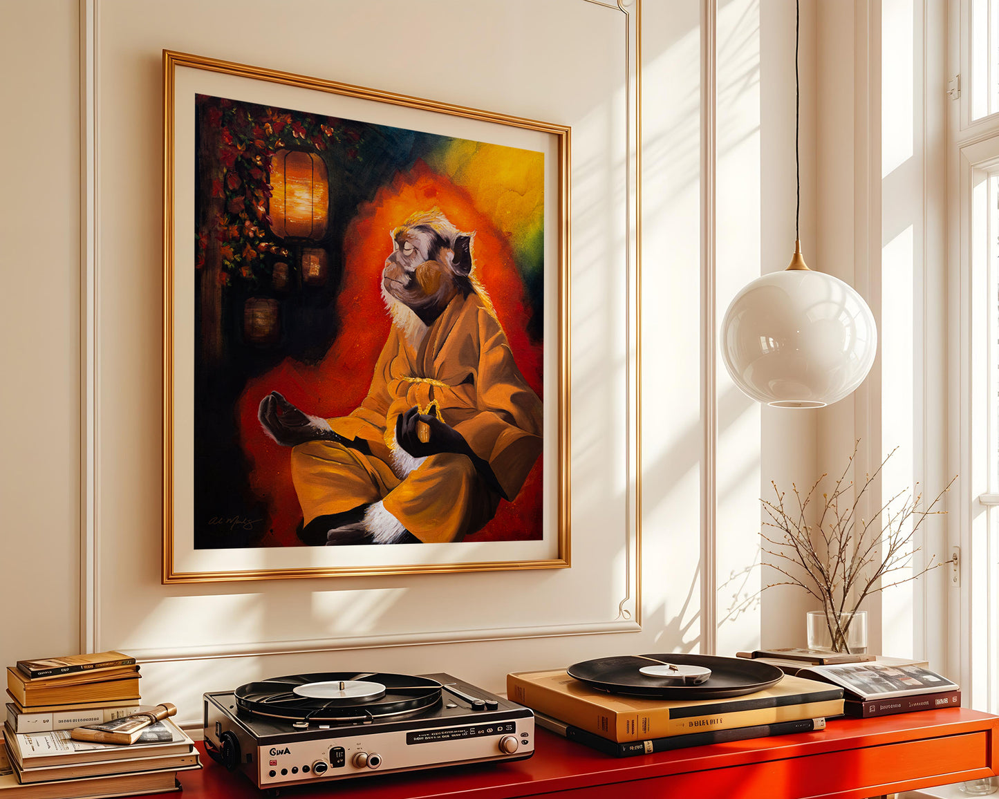 "Meditation Master" Framed Fine Art Print