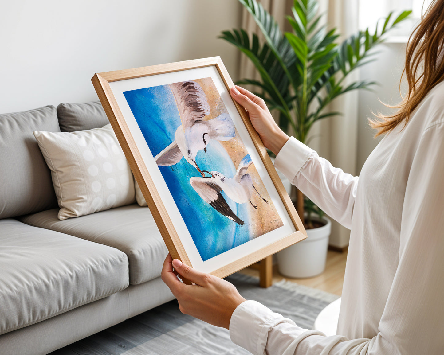 "A Little Nourishment Goes a Long Way" Framed Fine Art Print