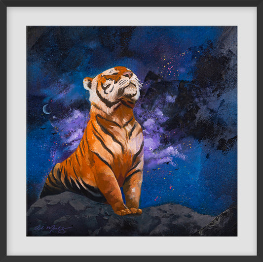 "Tiger | The Rebuilder I" Framed Fine Art Print