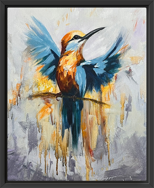 "Spread Your Wings" Framed Canvas Print