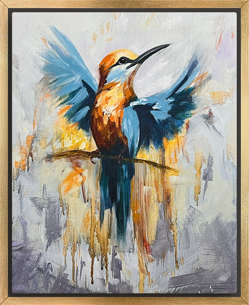 "Spread Your Wings" Framed Canvas Print