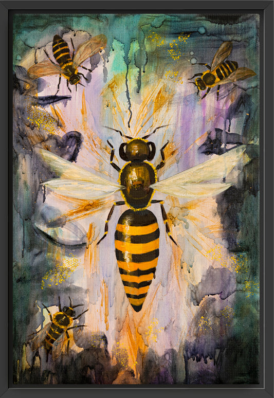 "The Queen Survives" Framed Canvas Print