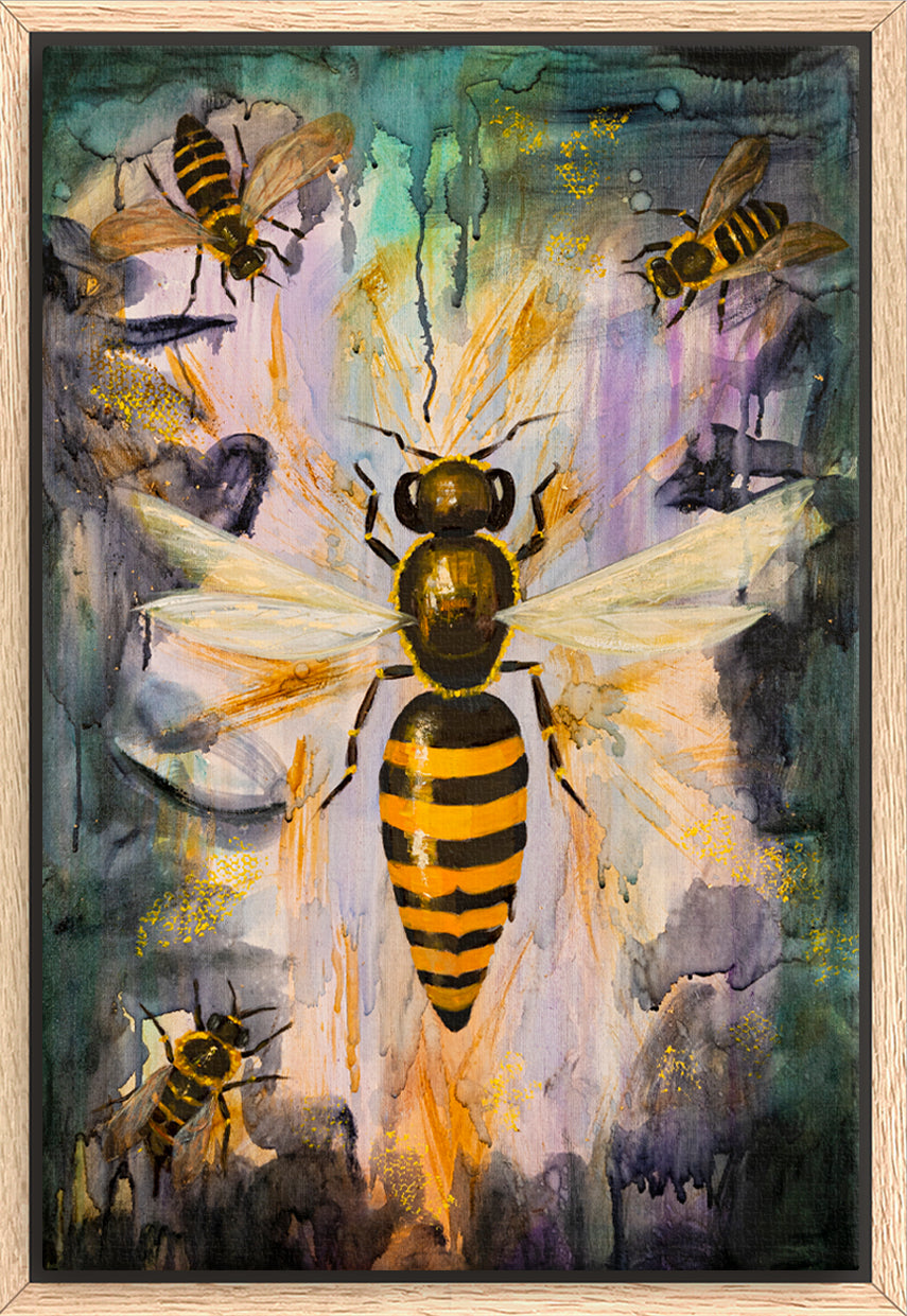 "The Queen Survives" Framed Canvas Print