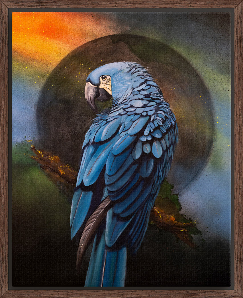 "Uniquely Beautiful" Framed Canvas Print