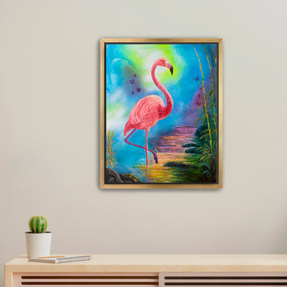 "Balance and Flow" Framed Canvas Print