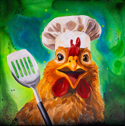 "Chicken Chef" Original Painting