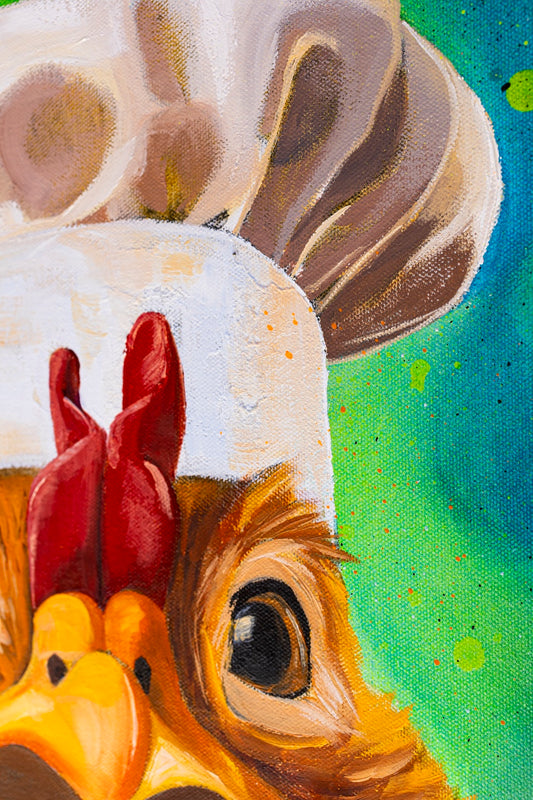"Chicken Chef" Original Painting