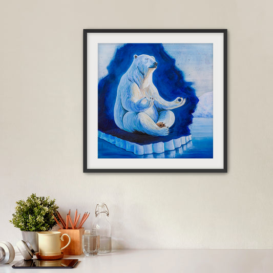 "Cool Calm Connected" Framed Fine Art Print