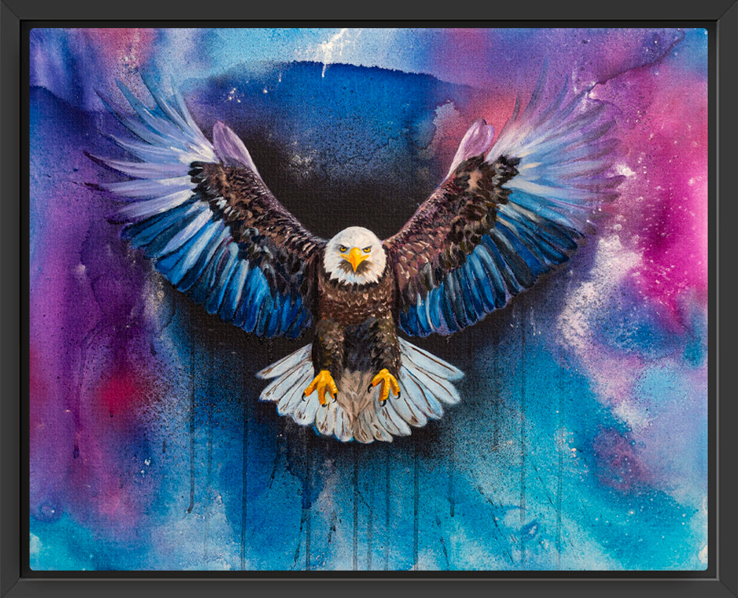 "Free At Last" Framed Canvas Print