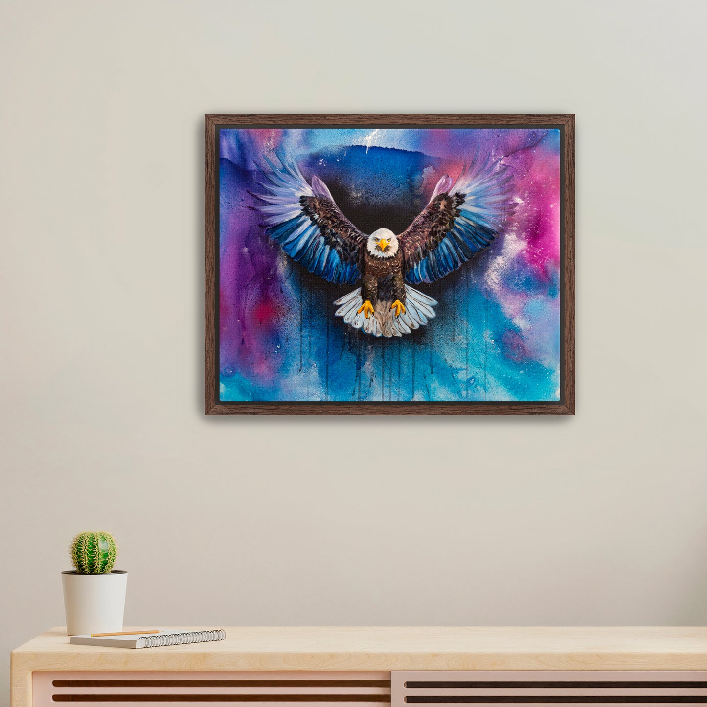"Free At Last" Framed Canvas Print