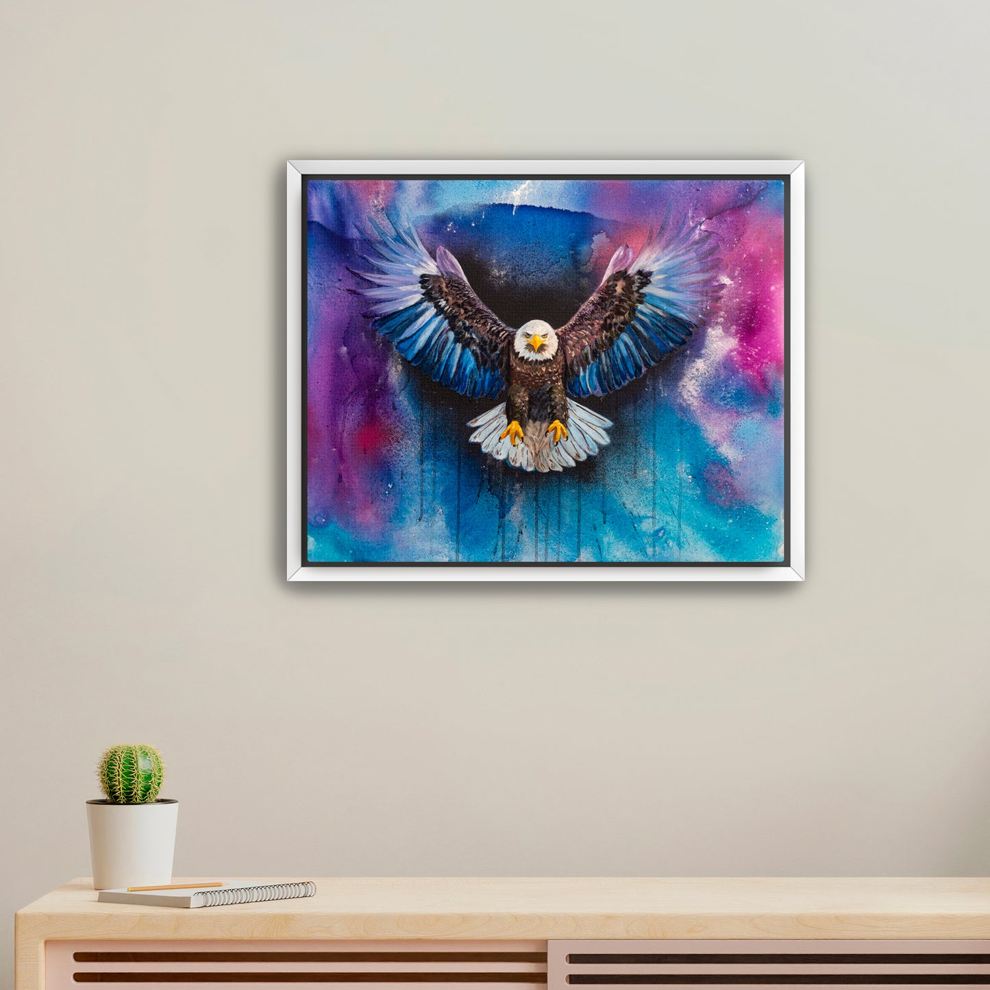 "Free At Last" Framed Canvas Print