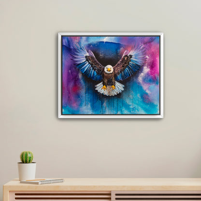 "Free At Last" Framed Canvas Print
