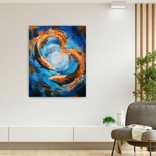 "Koi Kinship" Original Painting