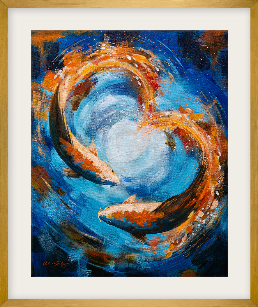 "Koi Kinship" Framed Fine Art Print