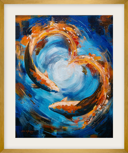 "Koi Kinship" Framed Fine Art Print