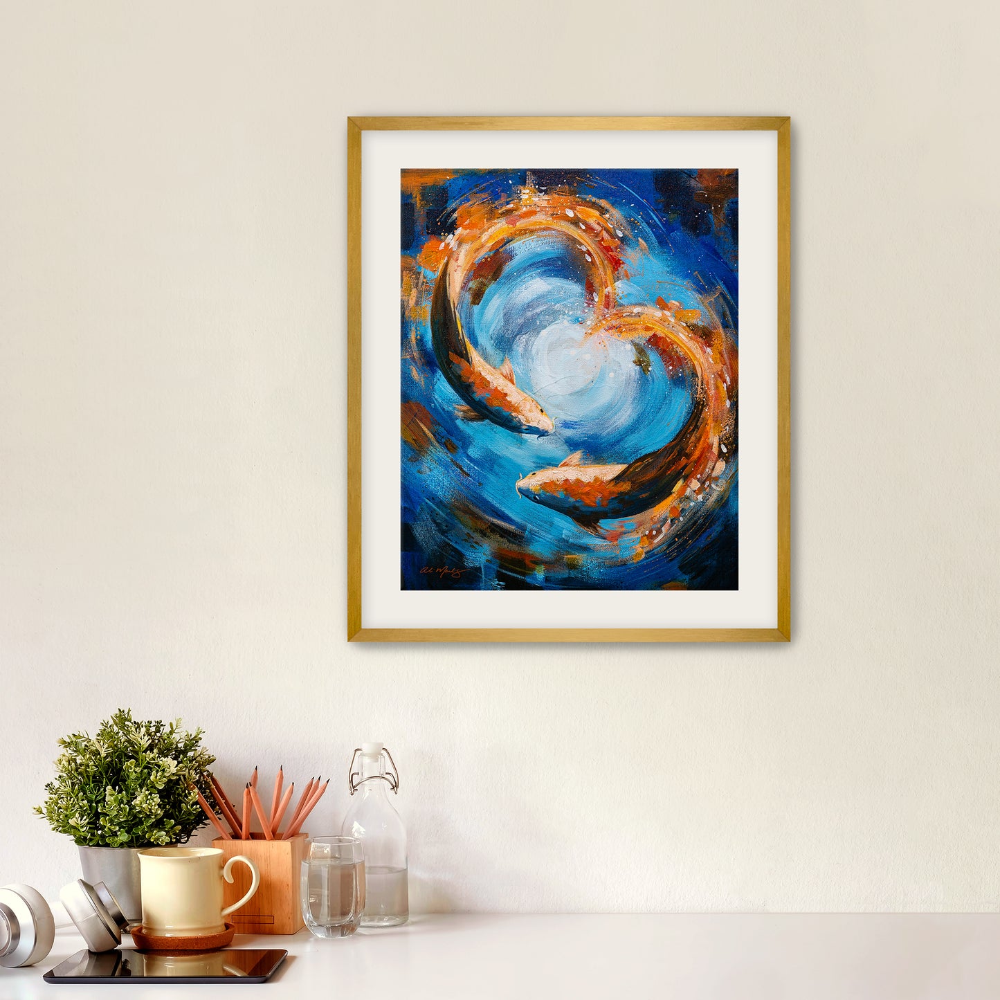 "Koi Kinship" Framed Fine Art Print