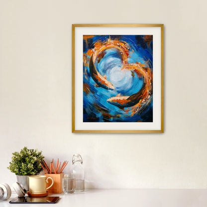 "Koi Kinship" Framed Fine Art Print