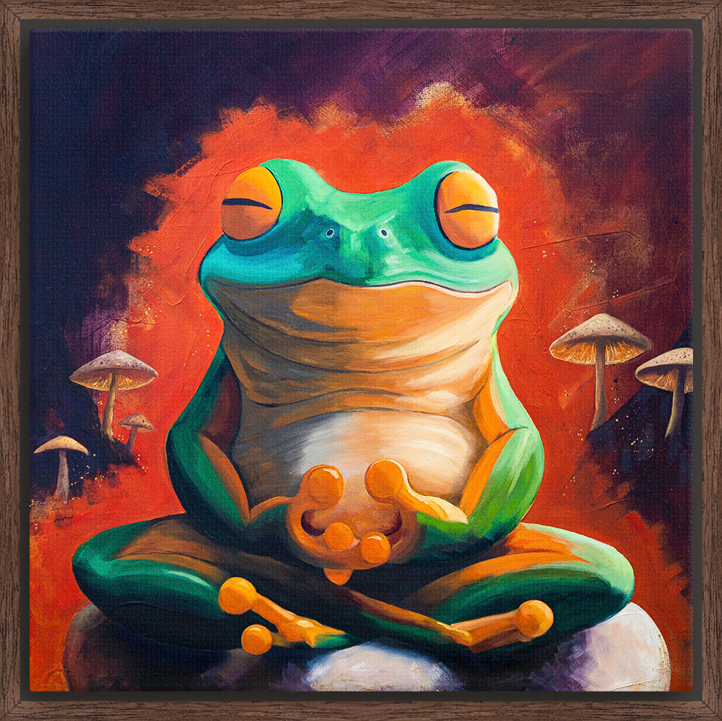 "Magic Mindset" Framed Canvas Print