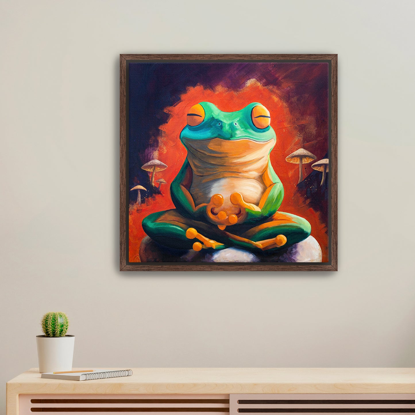 "Magic Mindset" Framed Canvas Print