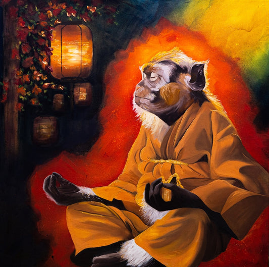"Meditation Master" Original Painting
