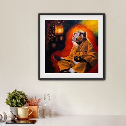 "Meditation Master" Framed Fine Art Print