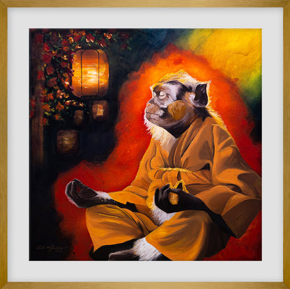 "Meditation Master" Framed Fine Art Print