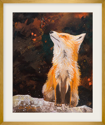 "Fox | The Light-Bringer I" Framed Fine Art Print