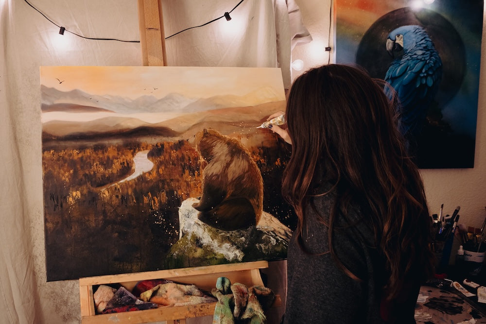 "Bear | The Grounder I" Original Painting