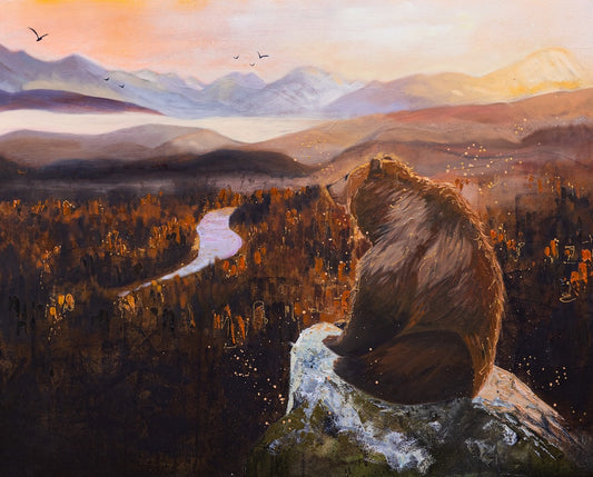 "Bear | The Grounder I" Original Painting