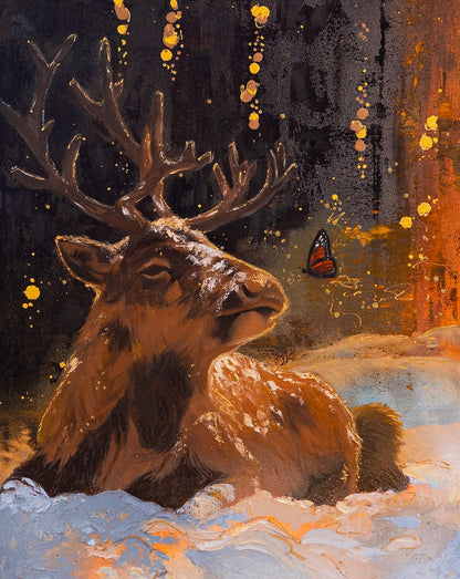 "Deer | The Nurturer I" Original Painting