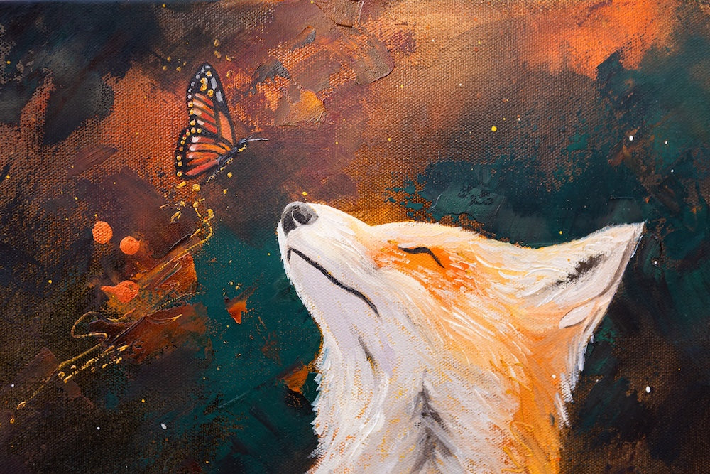"Fox | The Light-Bringer I" Original Painting
