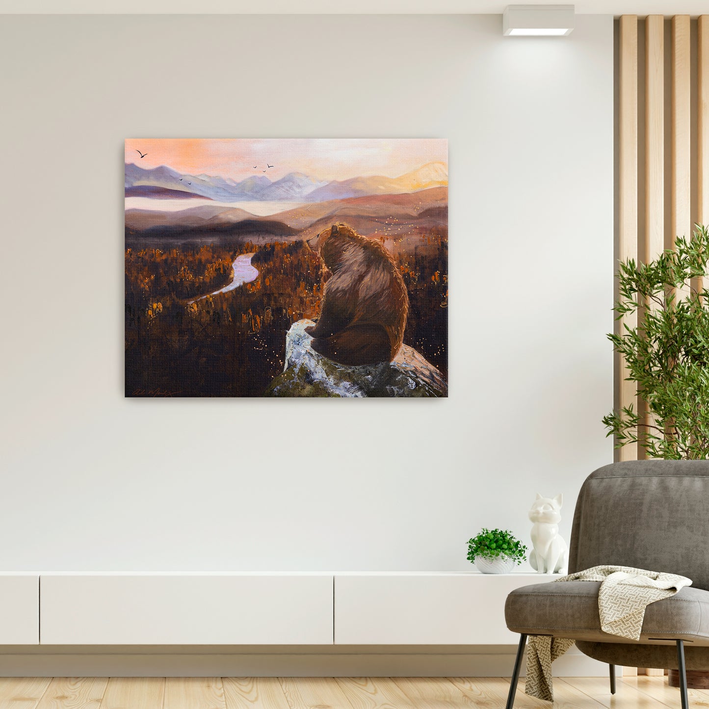"Bear | The Grounder I" Original Painting