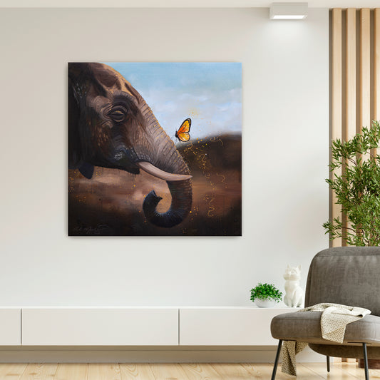 "Elephant | The Protector I" Original Painting