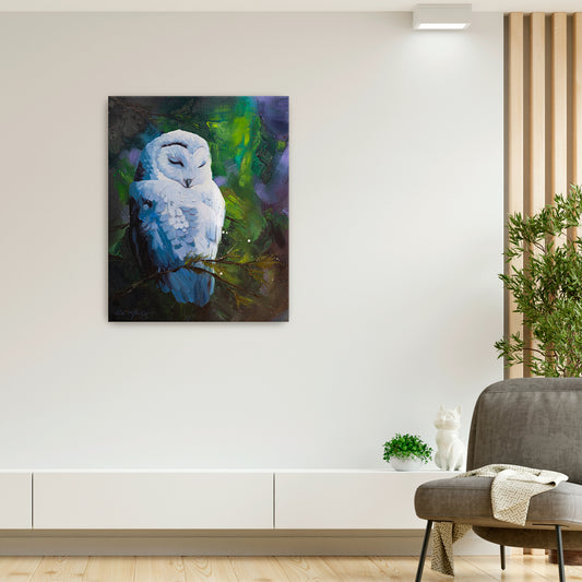 "Owl | The Visionary I" Original Painting