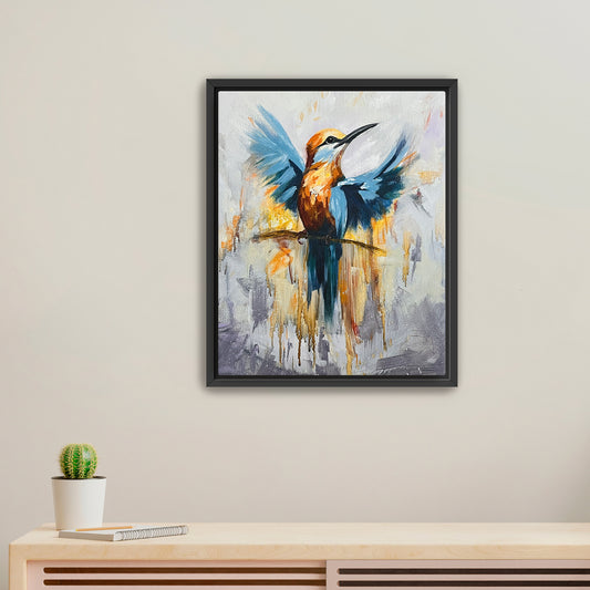 "Spread Your Wings" Framed Canvas Print