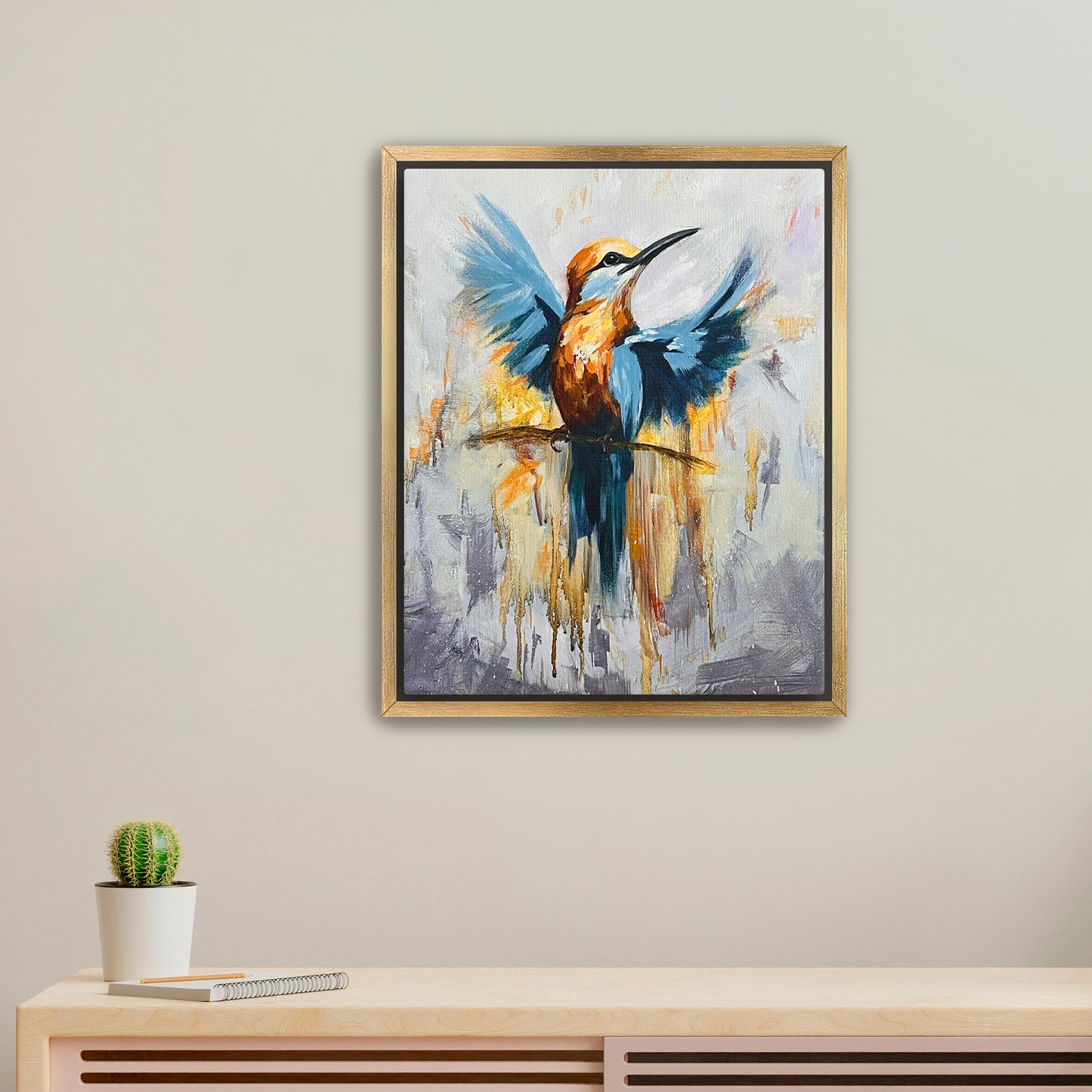 "Spread Your Wings" Framed Canvas Print