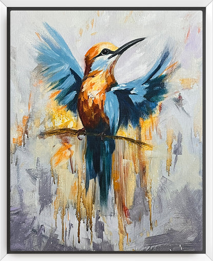 "Spread Your Wings" Framed Canvas Print