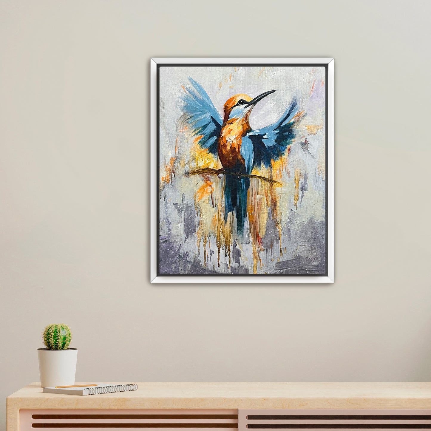 "Spread Your Wings" Framed Canvas Print