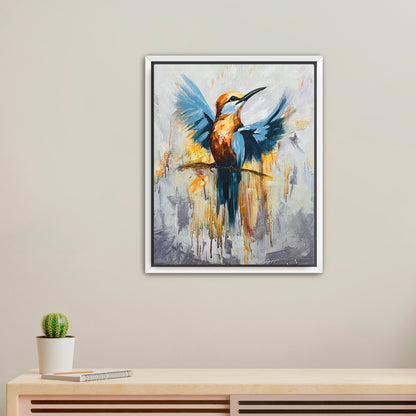 "Spread Your Wings" Framed Canvas Print