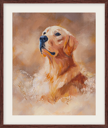 "The Loyal Heart" Golden Retriever Fine Art Print