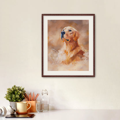 "The Loyal Heart" Golden Retriever Fine Art Print