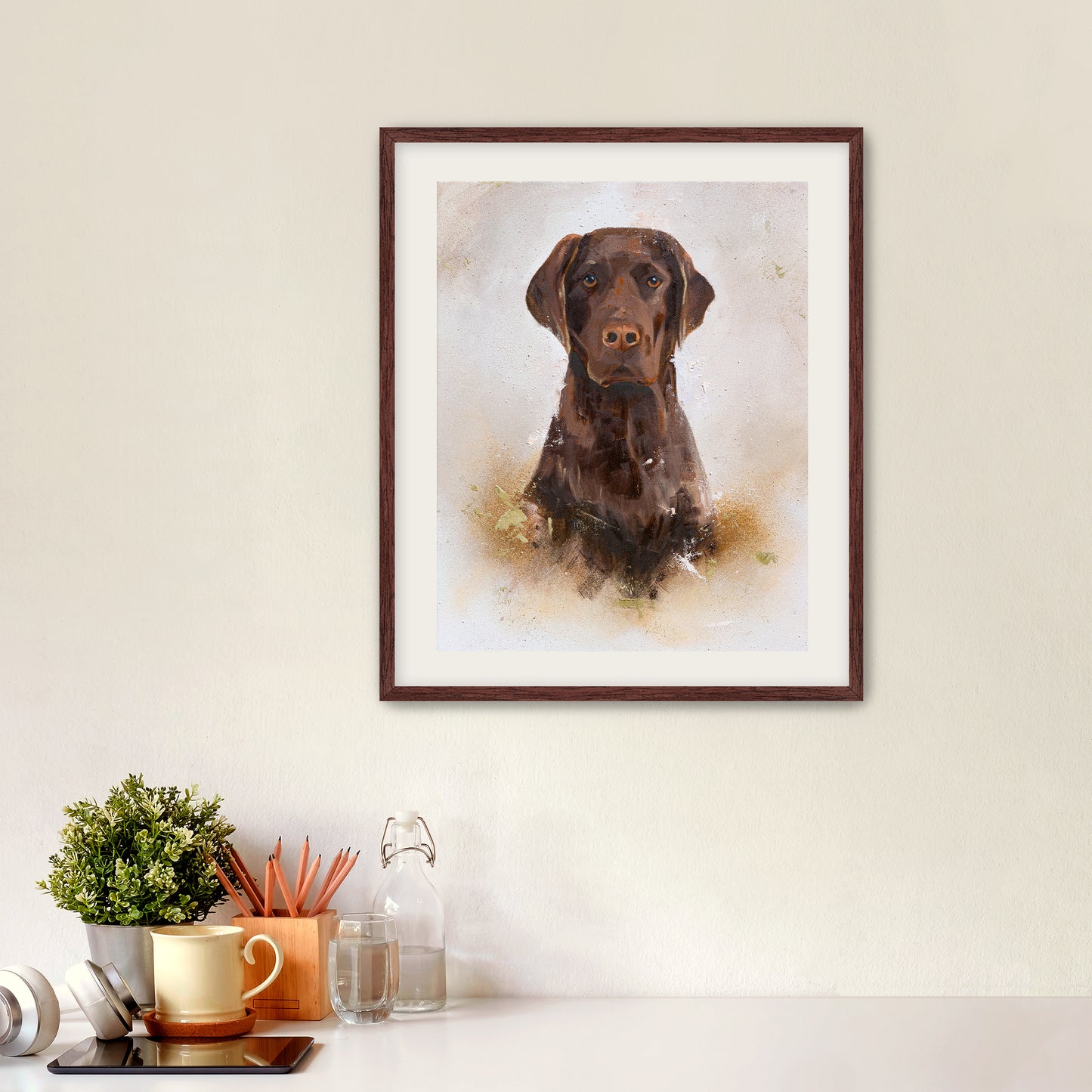 "The Steadfast Companion" Labrador Retriever Fine Art Print