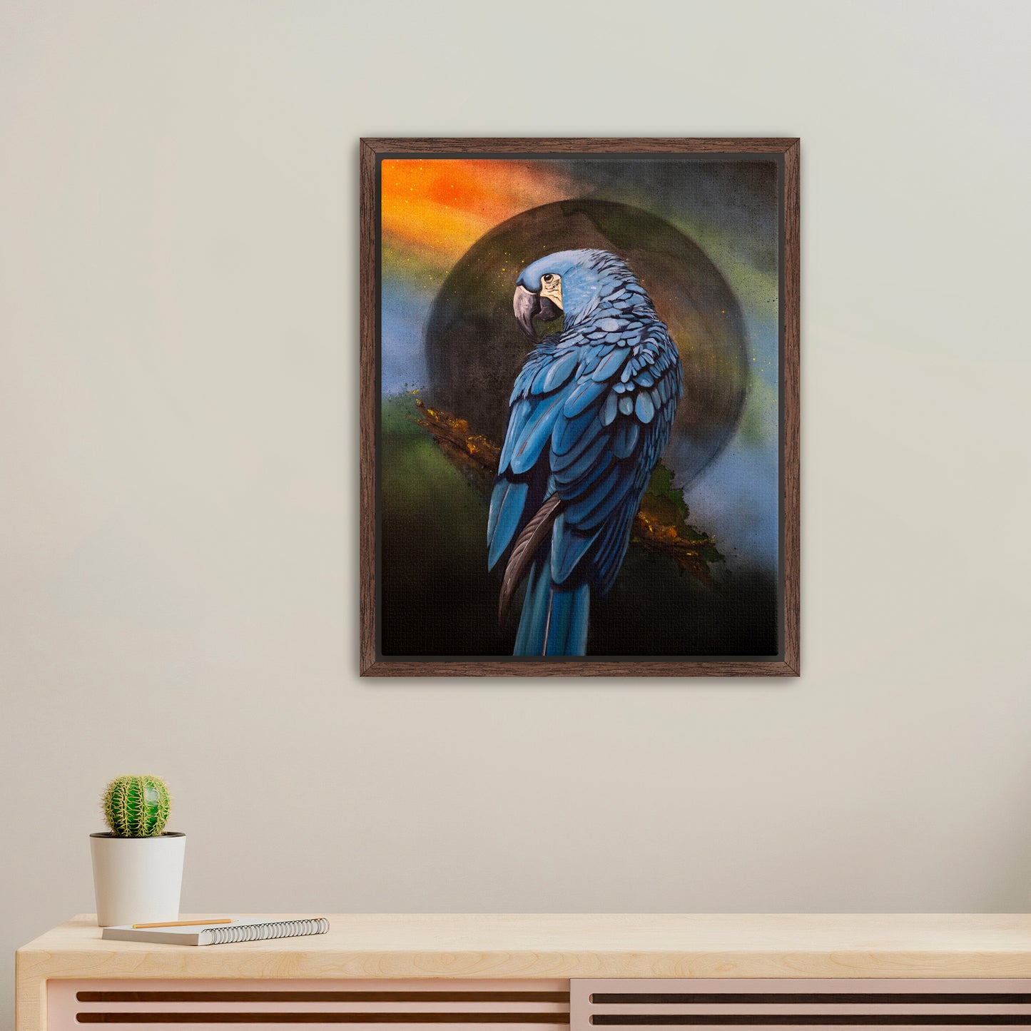 "Uniquely Beautiful" Framed Canvas Print