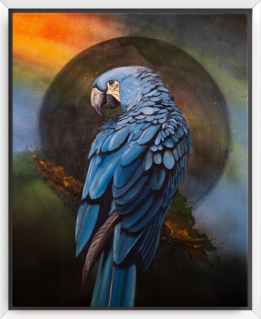 "Uniquely Beautiful" Framed Canvas Print