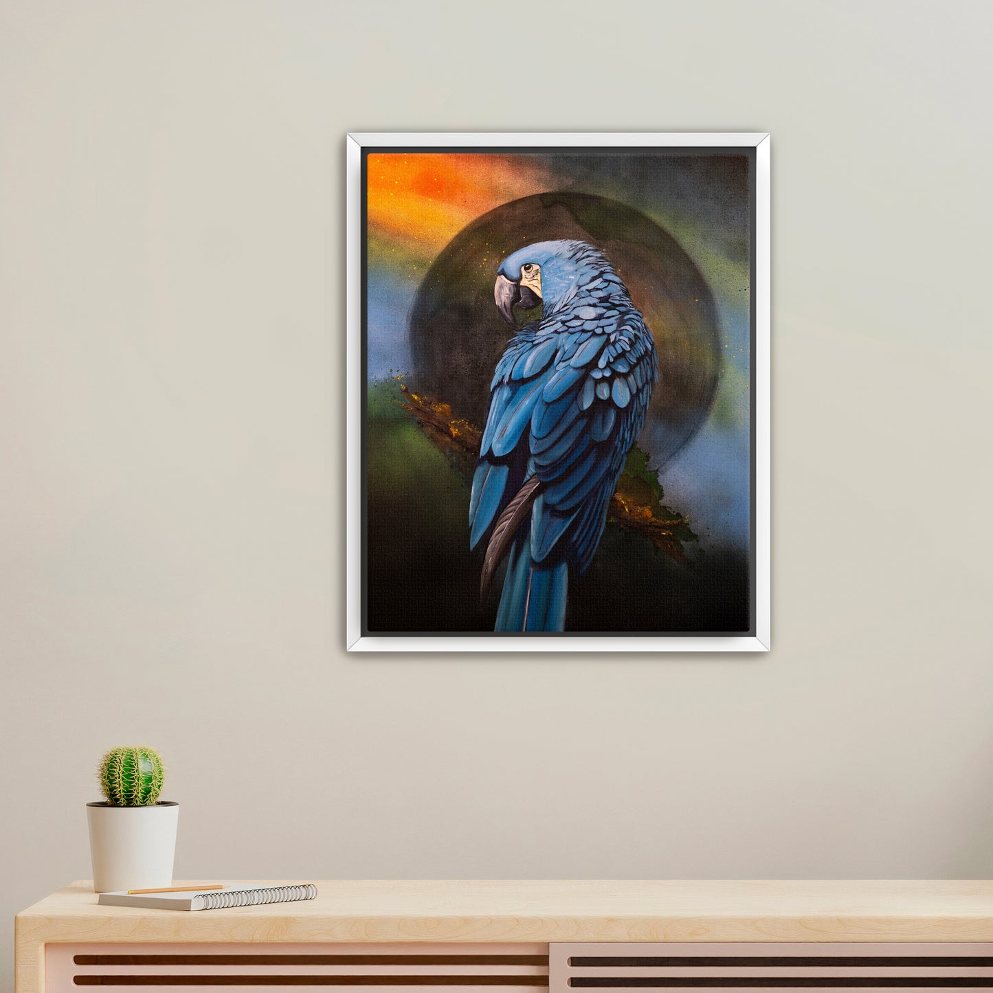 "Uniquely Beautiful" Framed Canvas Print