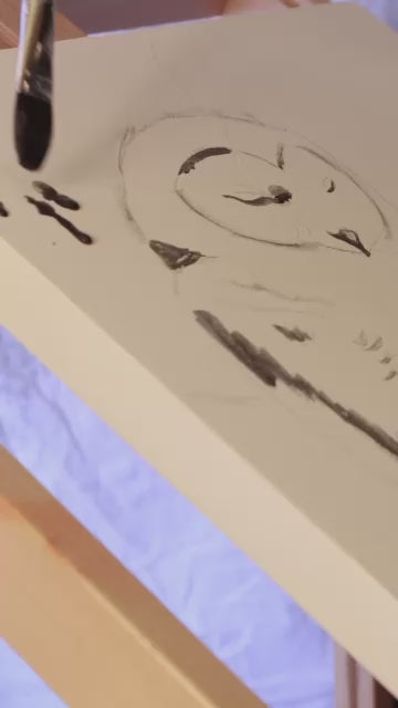 "Owl | The Visionary I" Original Painting